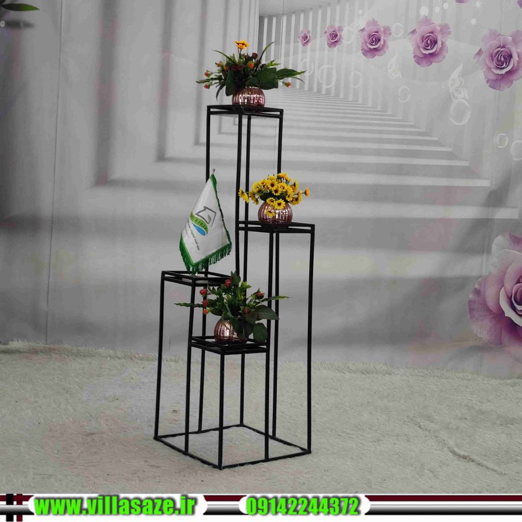 جا گلدانی فلزی