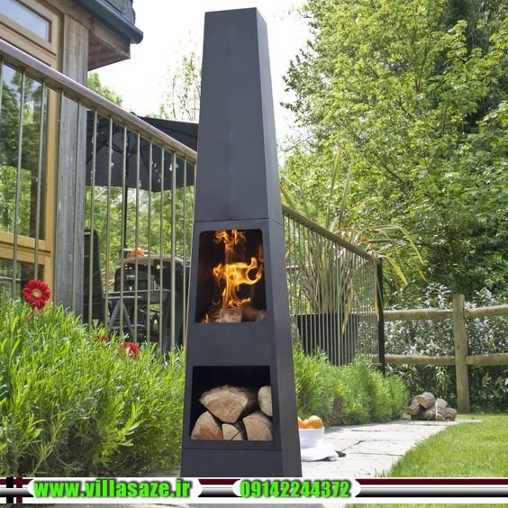 بخاری هیزمی فضای باز