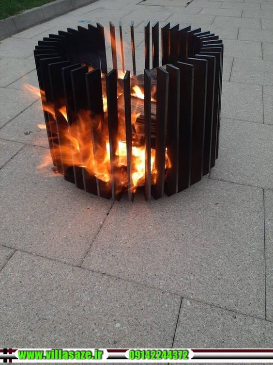 بخاریچوبی فولادی