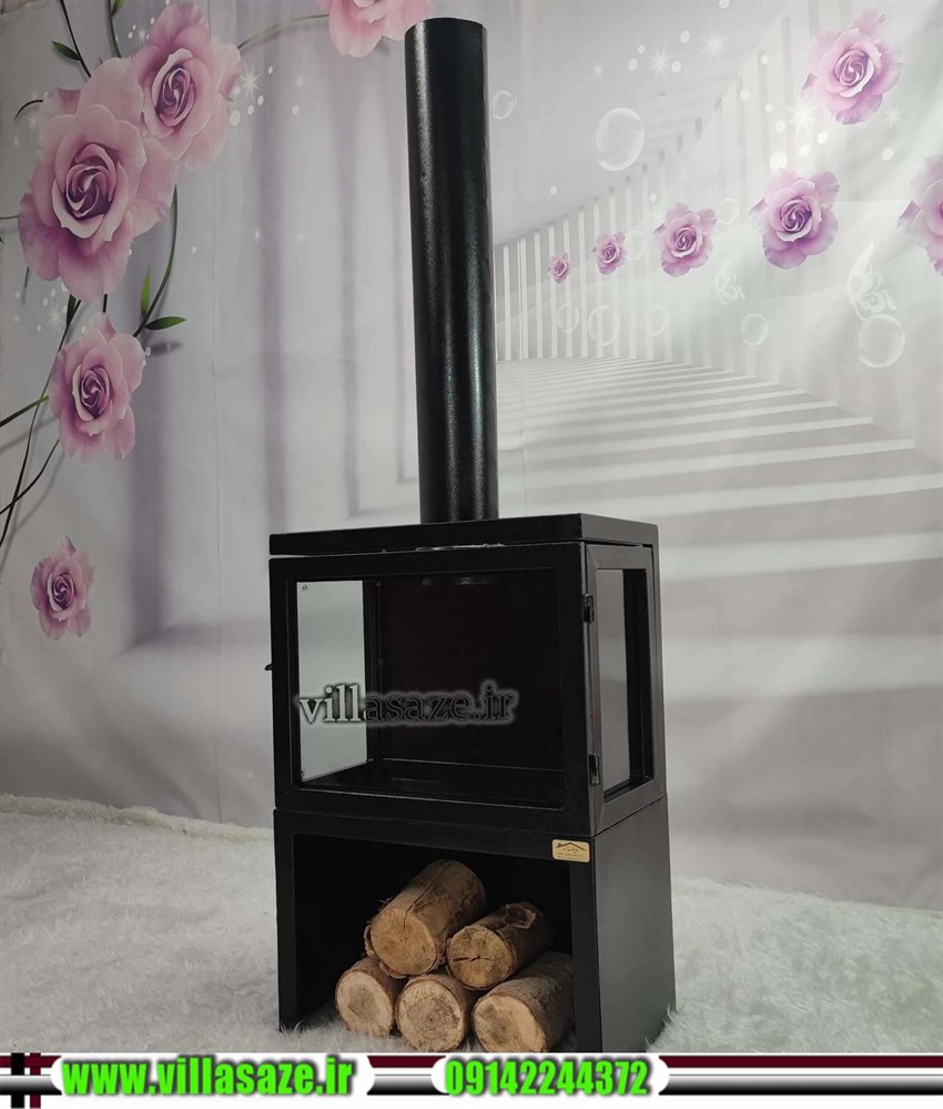 بخاری هیزمی تراس