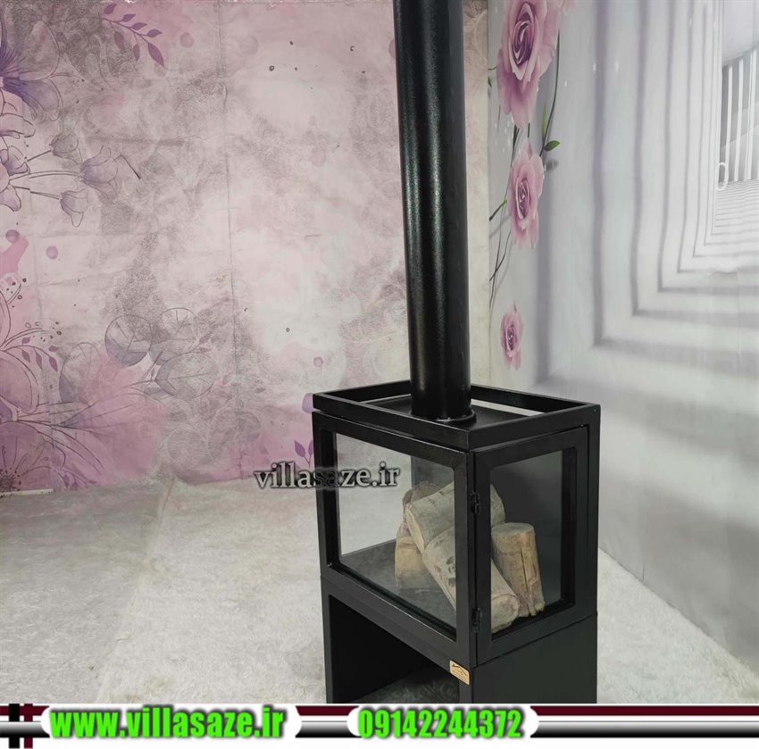 بخاری هیزمی بالکن
